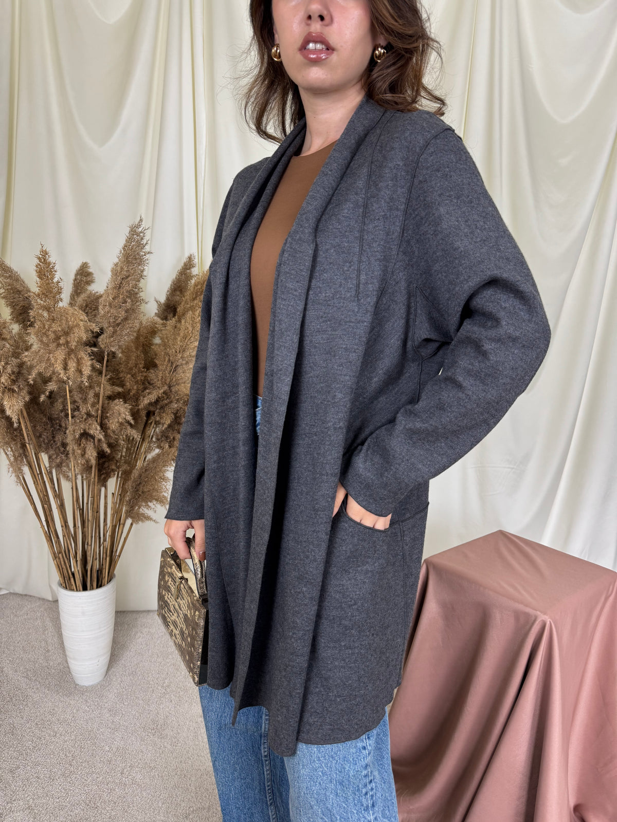 Cardigan premium RIANI din 100% lână ( mărimea M/L)