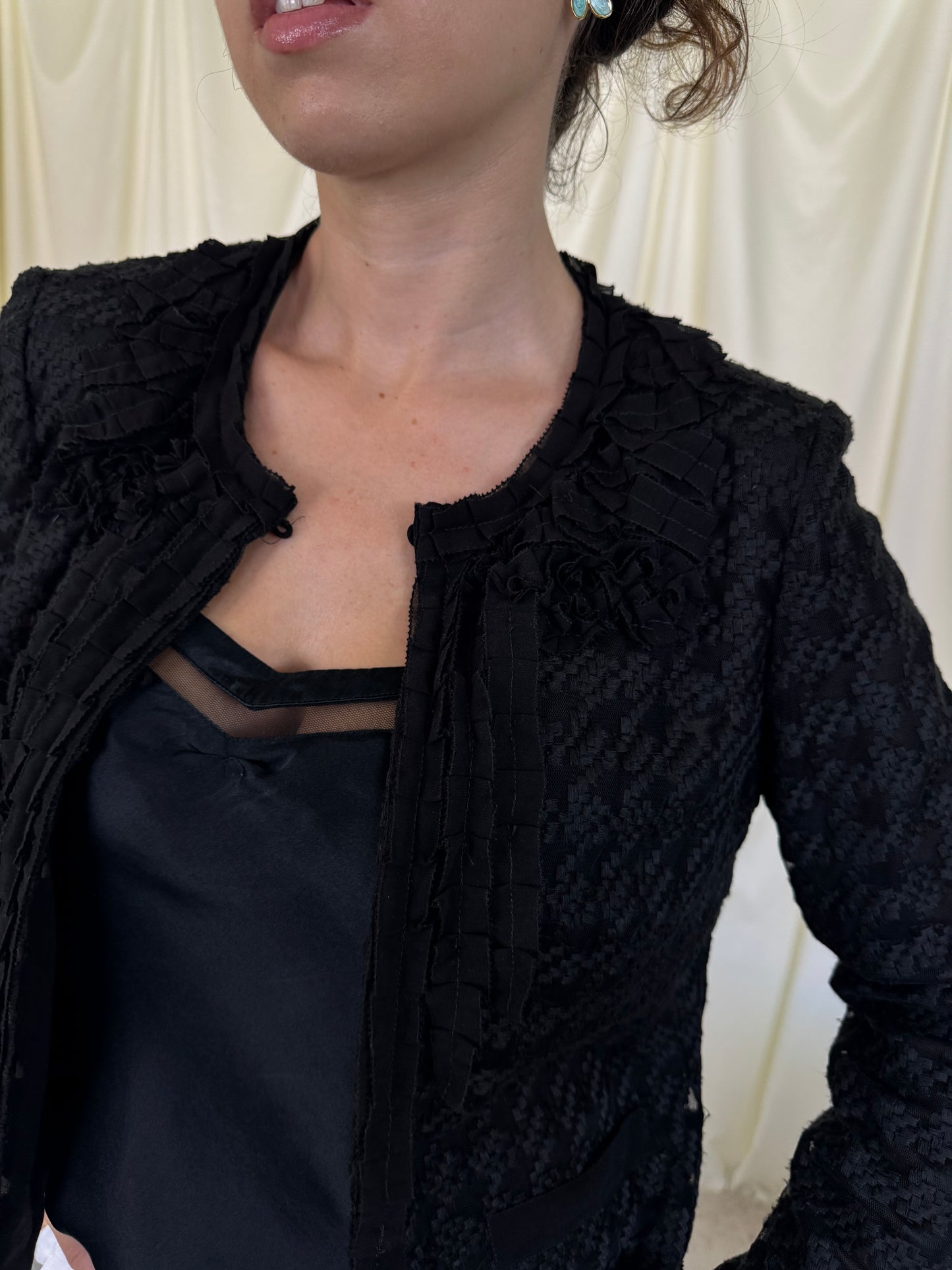 Sacou Betty Barclay din tull ( mărimea S- S/M)