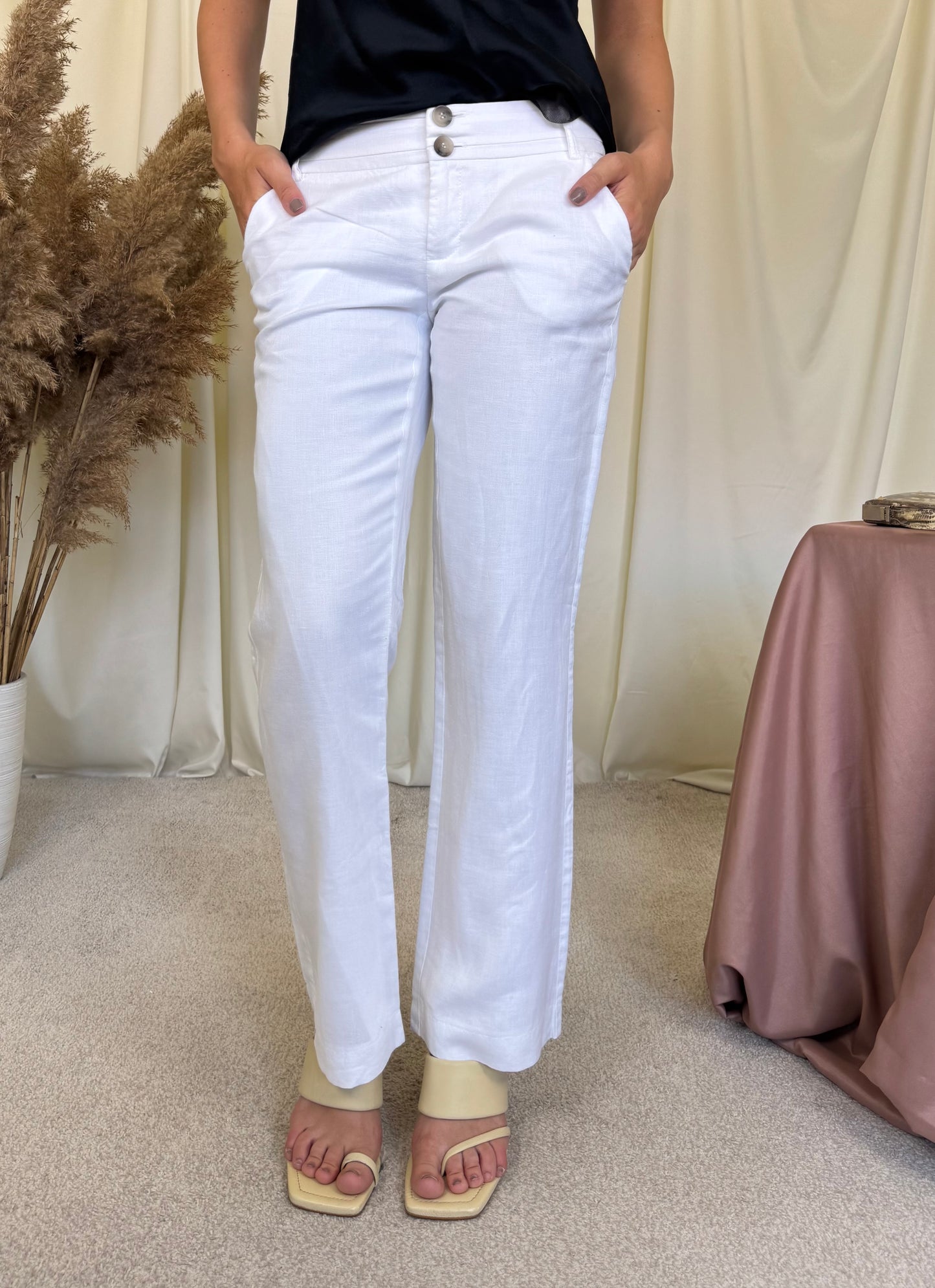 Pantalon MEXX din 100% in cu talie joasă 
(Mărimea xs/s)