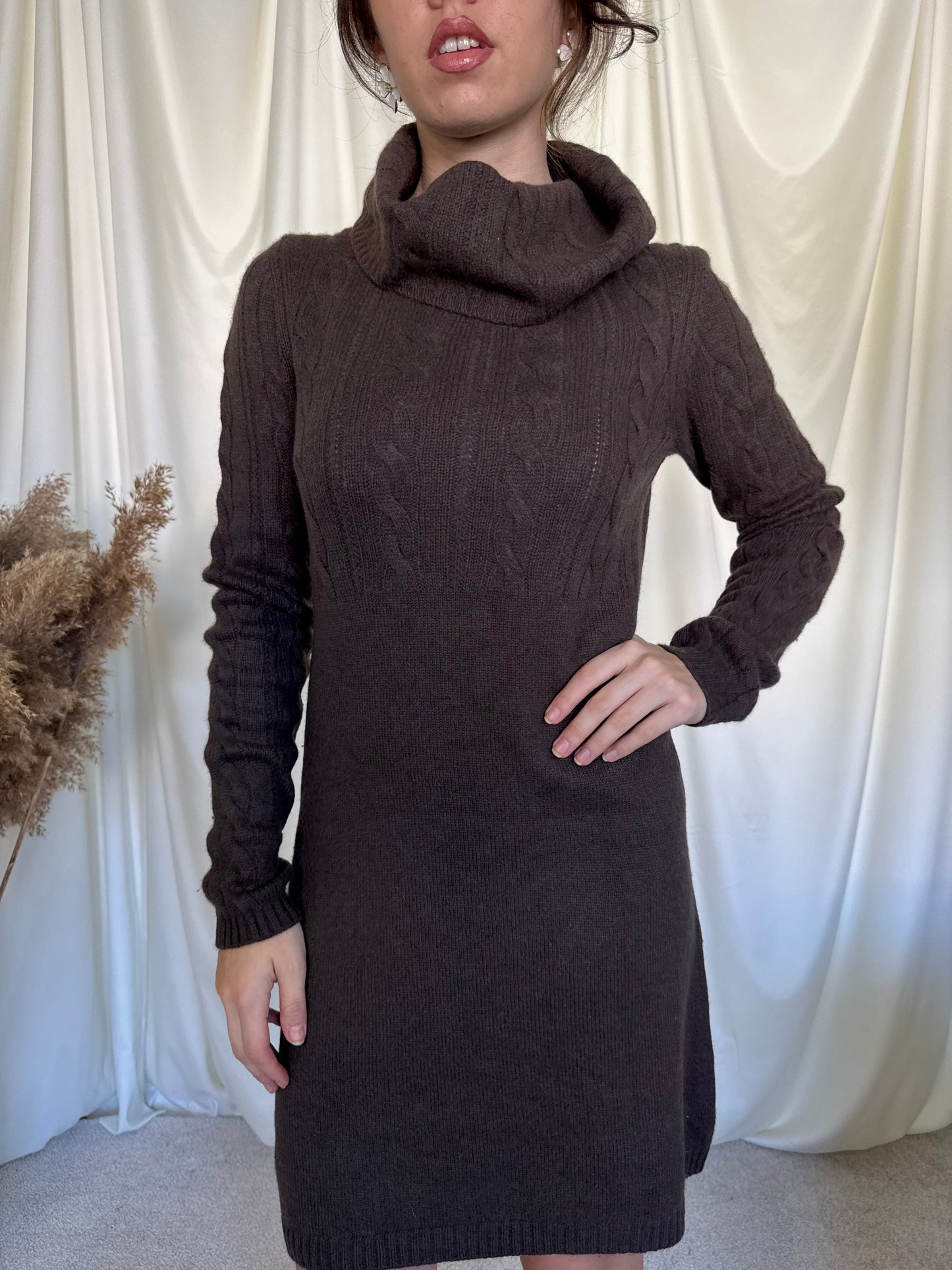 Rochie superbă din lana MERINO și caşmir, recomand pentru mărimea S( s/m micuț)