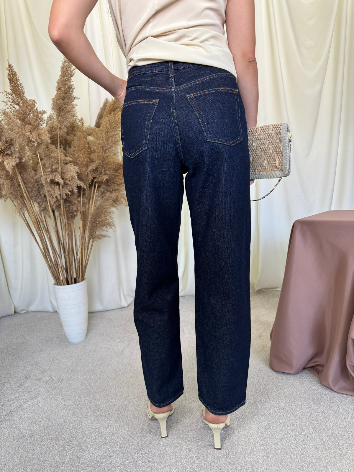 Blugi COS din bumbac, high rise & ankle length ( marimea 26/S)