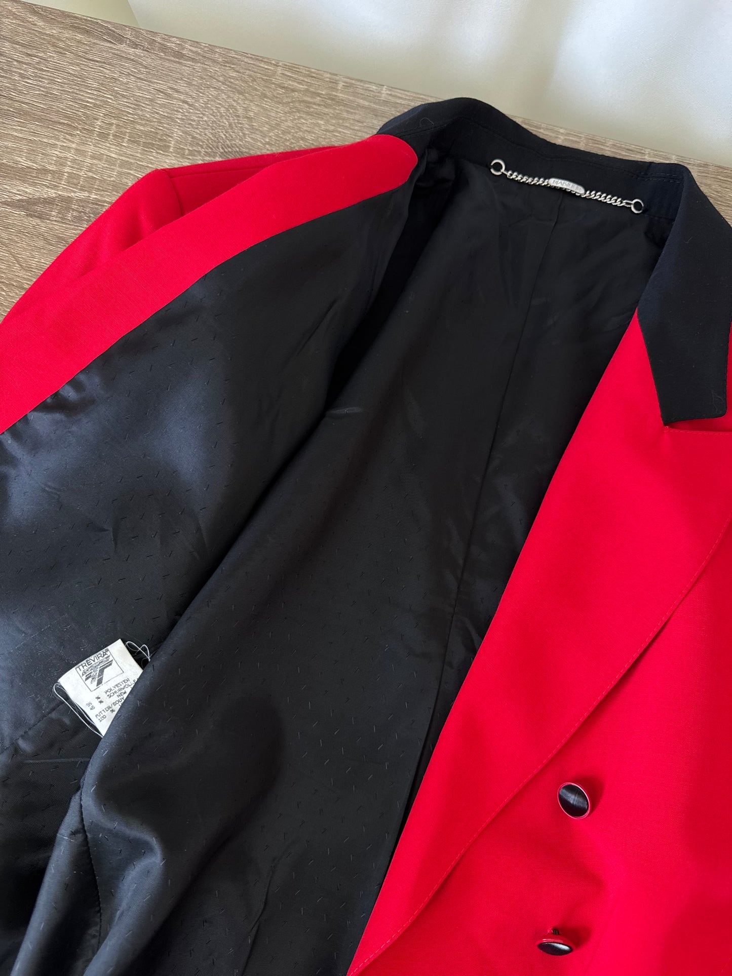 Sacou vintage elegant la rând dublu de nasturi (M)