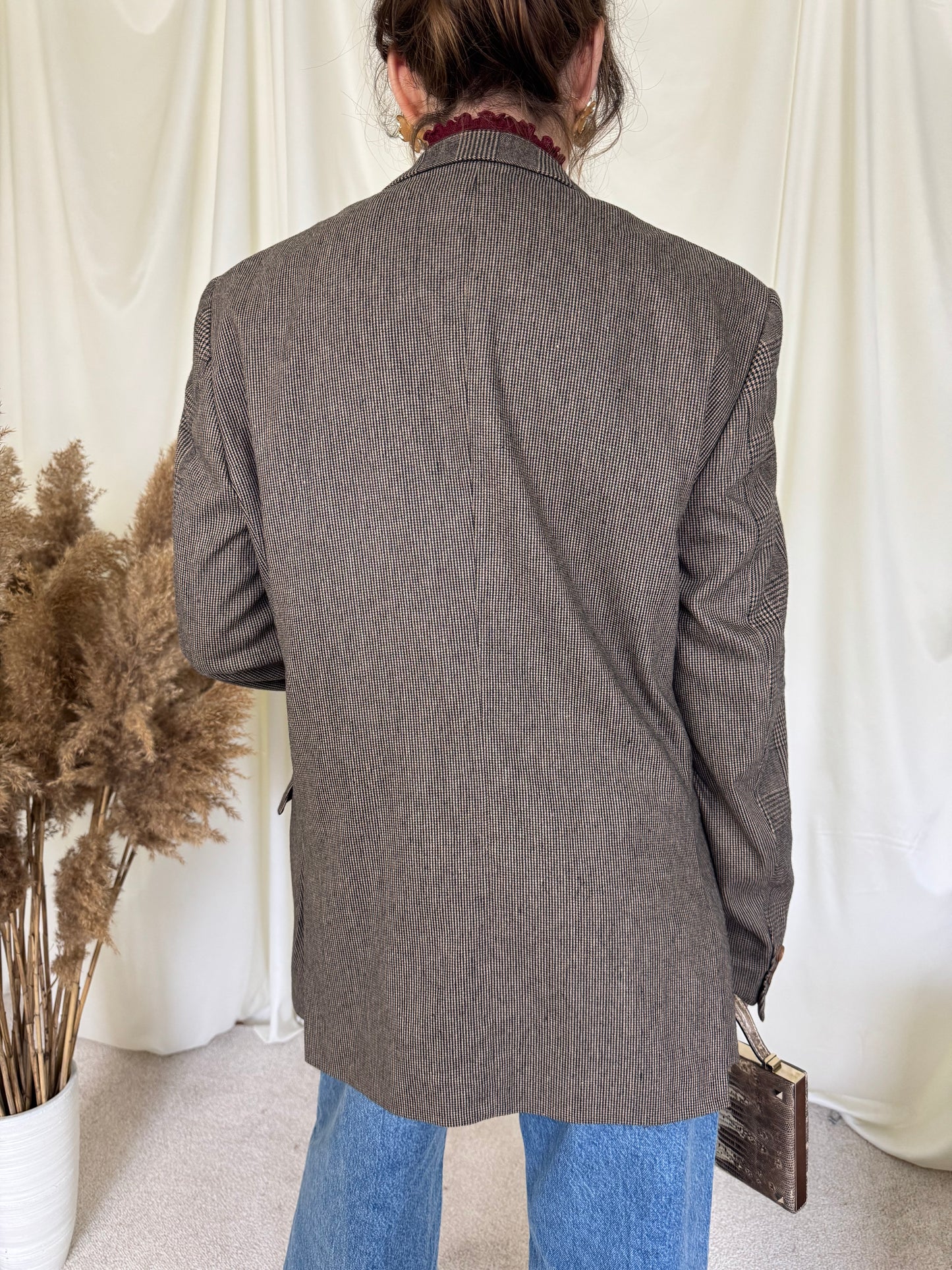 Sacou în fit oversiZed din stofă superbă în 2 culori( mărimea M)