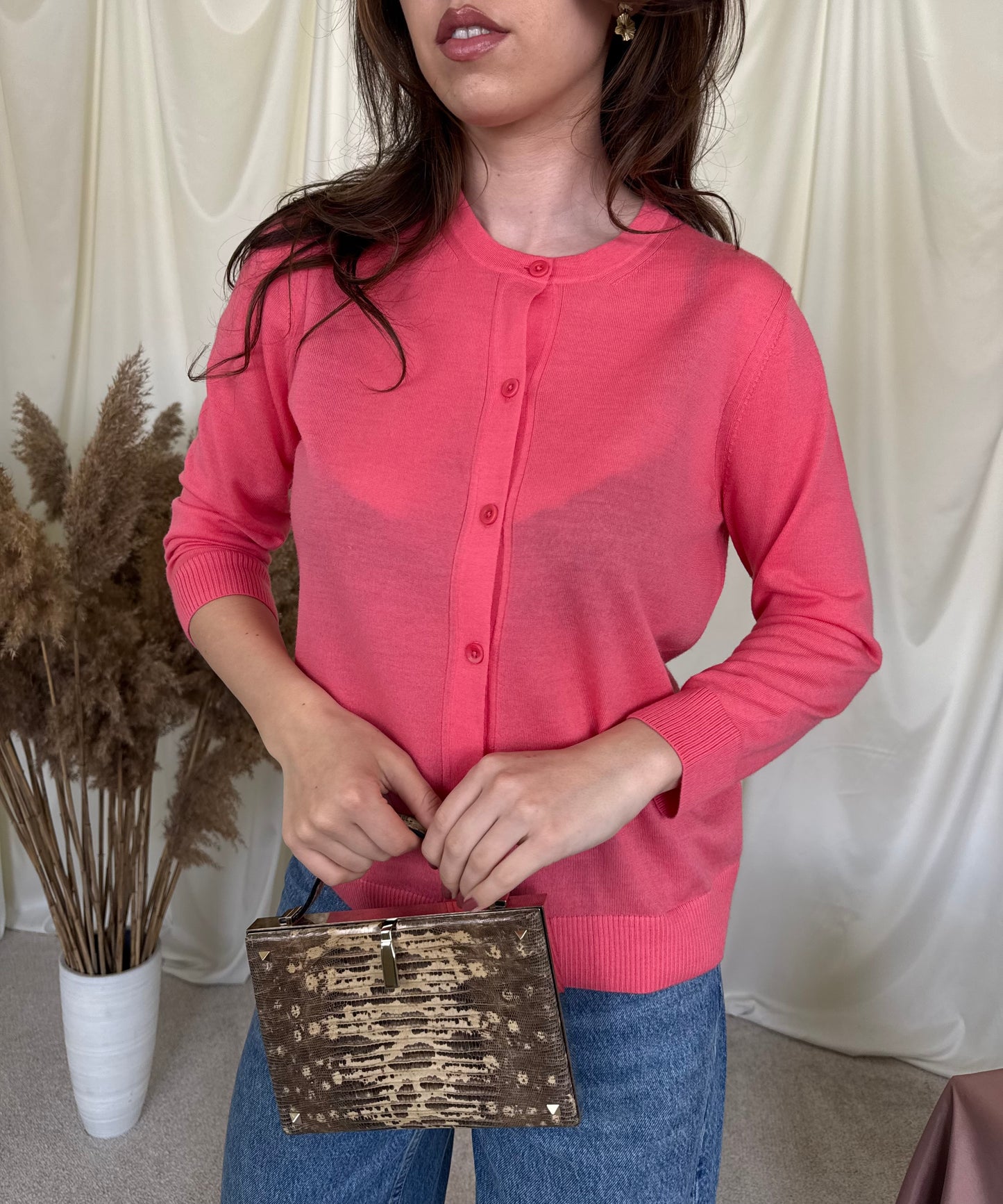 Cardigan super finuț din 100% lână fină 
(Mărimea M)