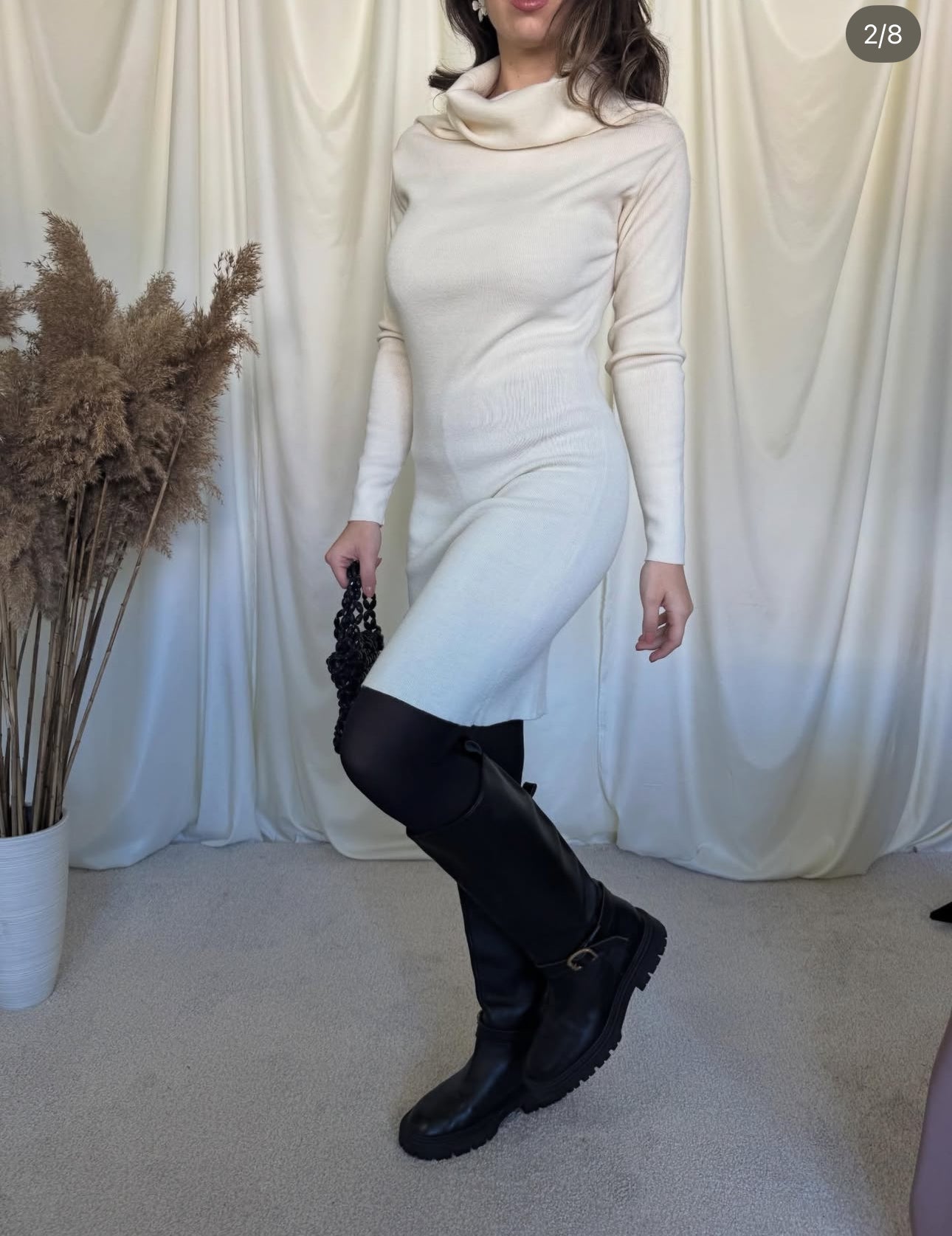 Rochie tricot STEFANEL din 50% lână( mărimea s)