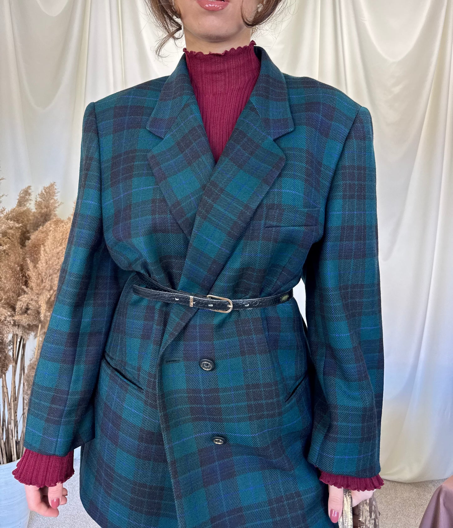 Sacou vintage din 100% lână ( XXL)