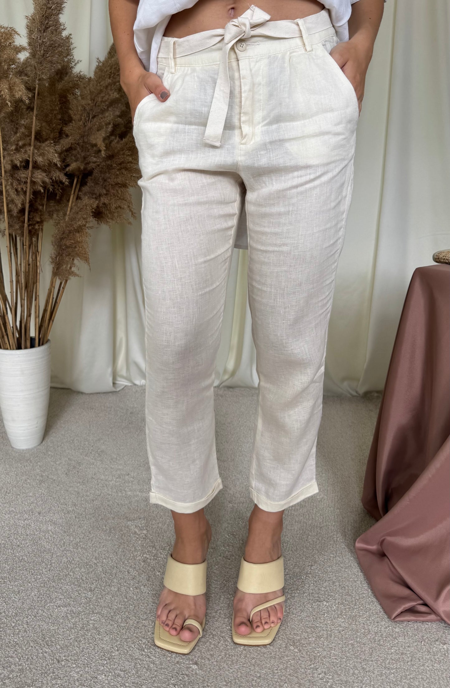 Pantaloni Benetton din 100% in ( mărimea xs/s)
