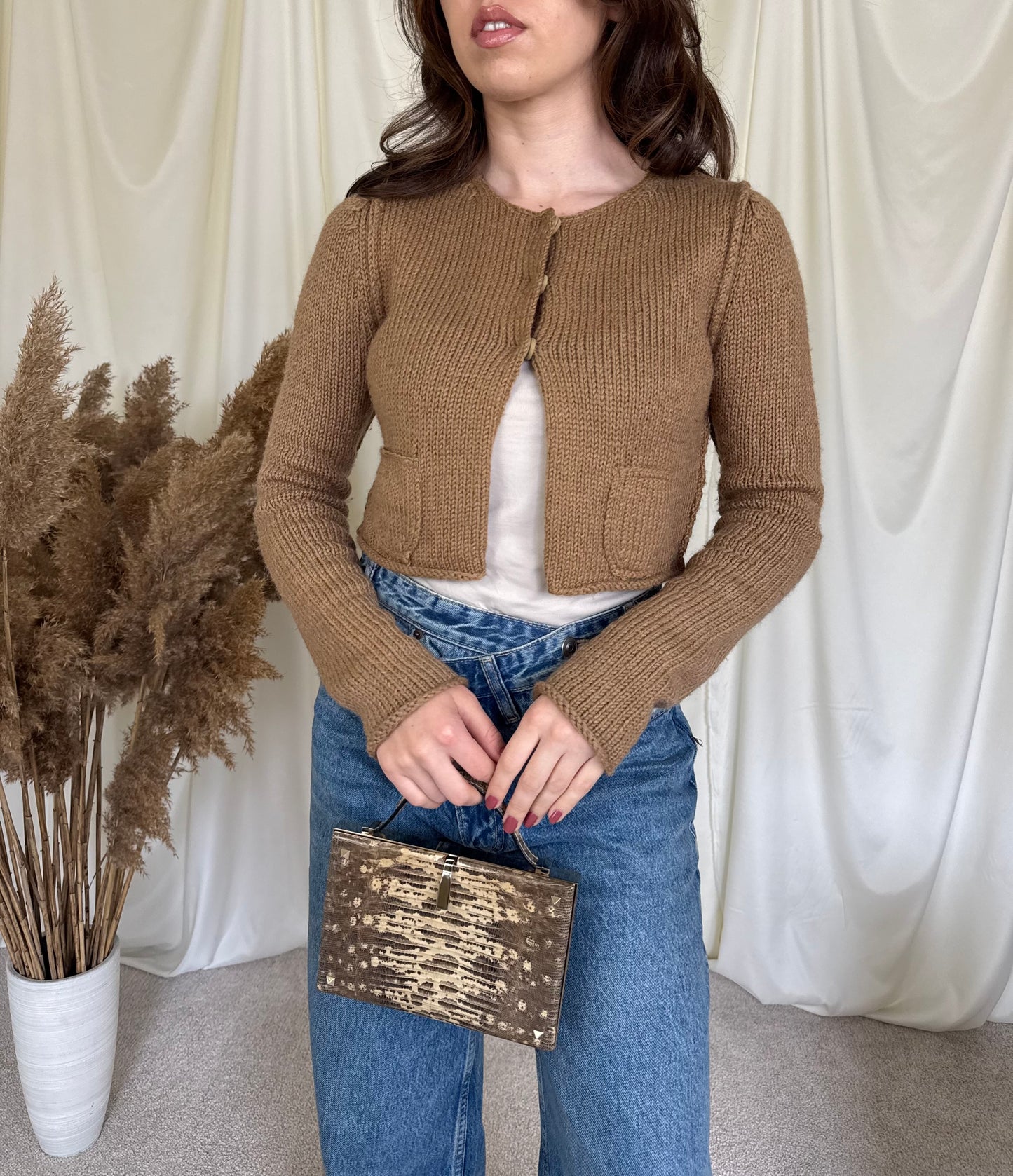 Jerse TwinSet din 50% lână și alpaca (mărimea S)