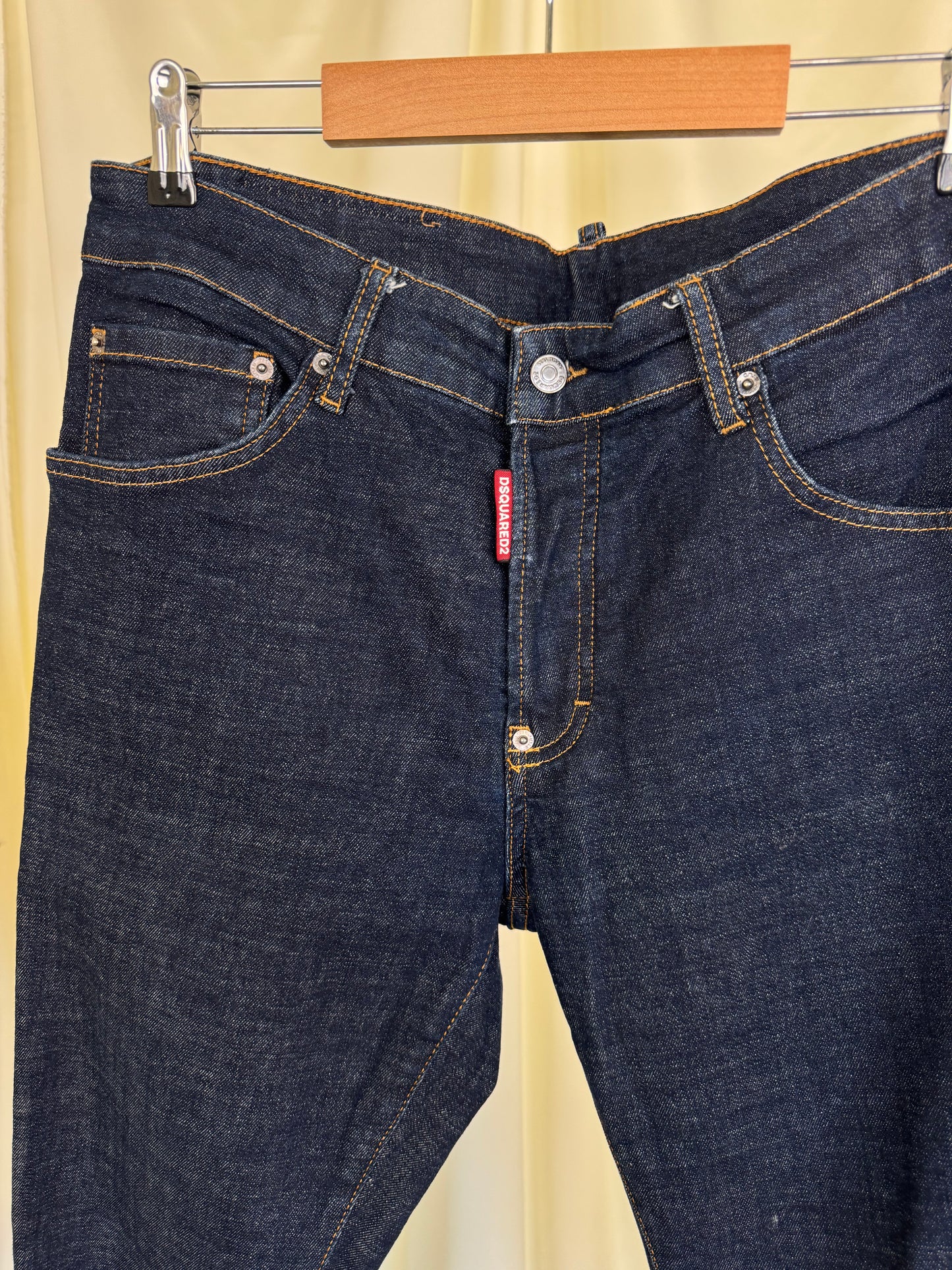 Blugi barbati Dsquared2 navy blue 
(Mărimea L)