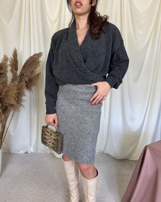 Fusta JIL SANDER lână și alpaca