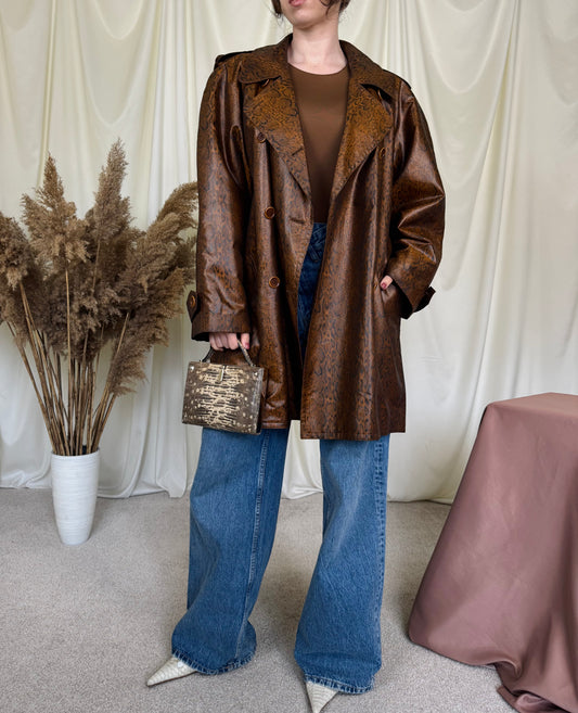 Jacheta ESCADA cu print, model oversized 
(Mărimea L/XL)