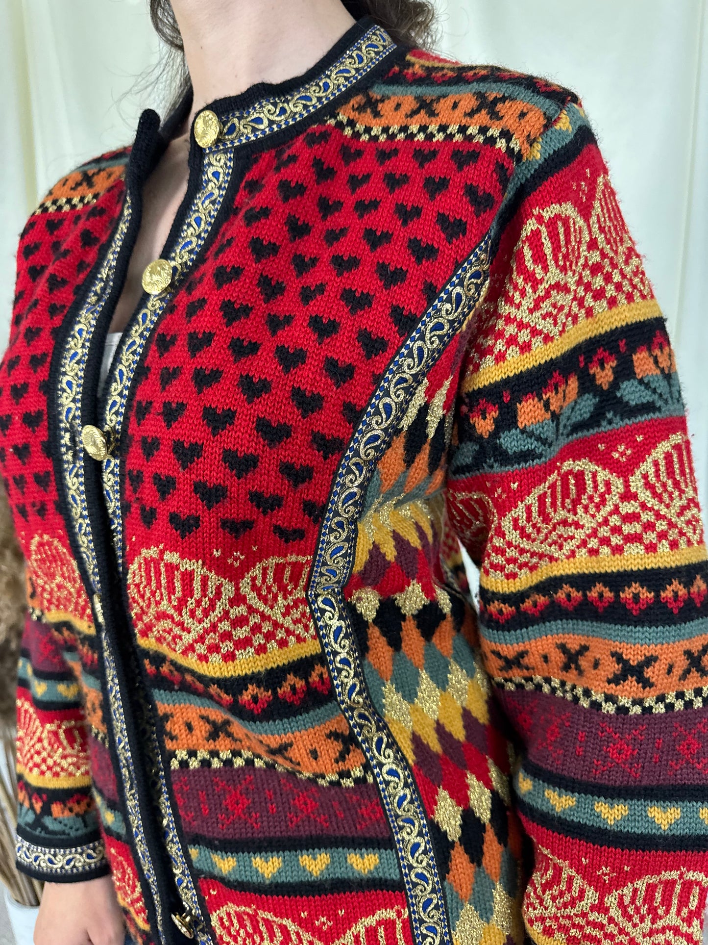 Jacheta vintage din lână pură