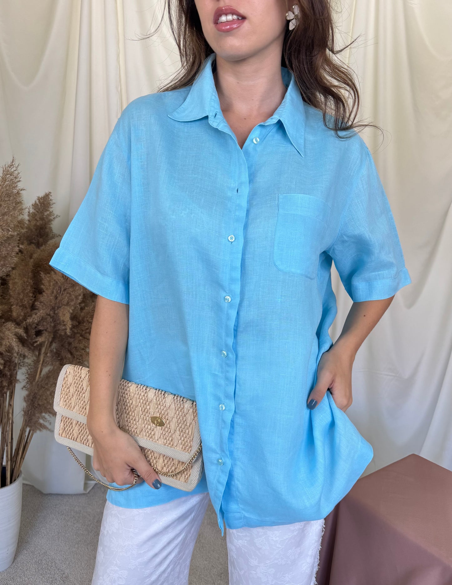 Cămașă MARCO PECCI din 100% in ( mărimea 44/ XL-XXL)