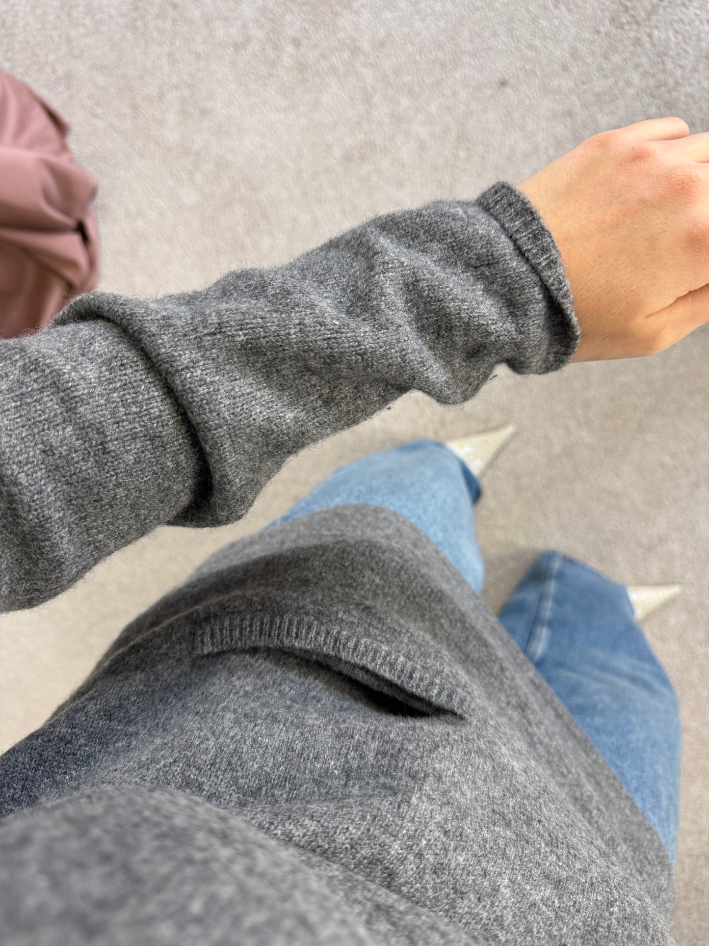 Pulover din lână și cașmir, mărimea S/M