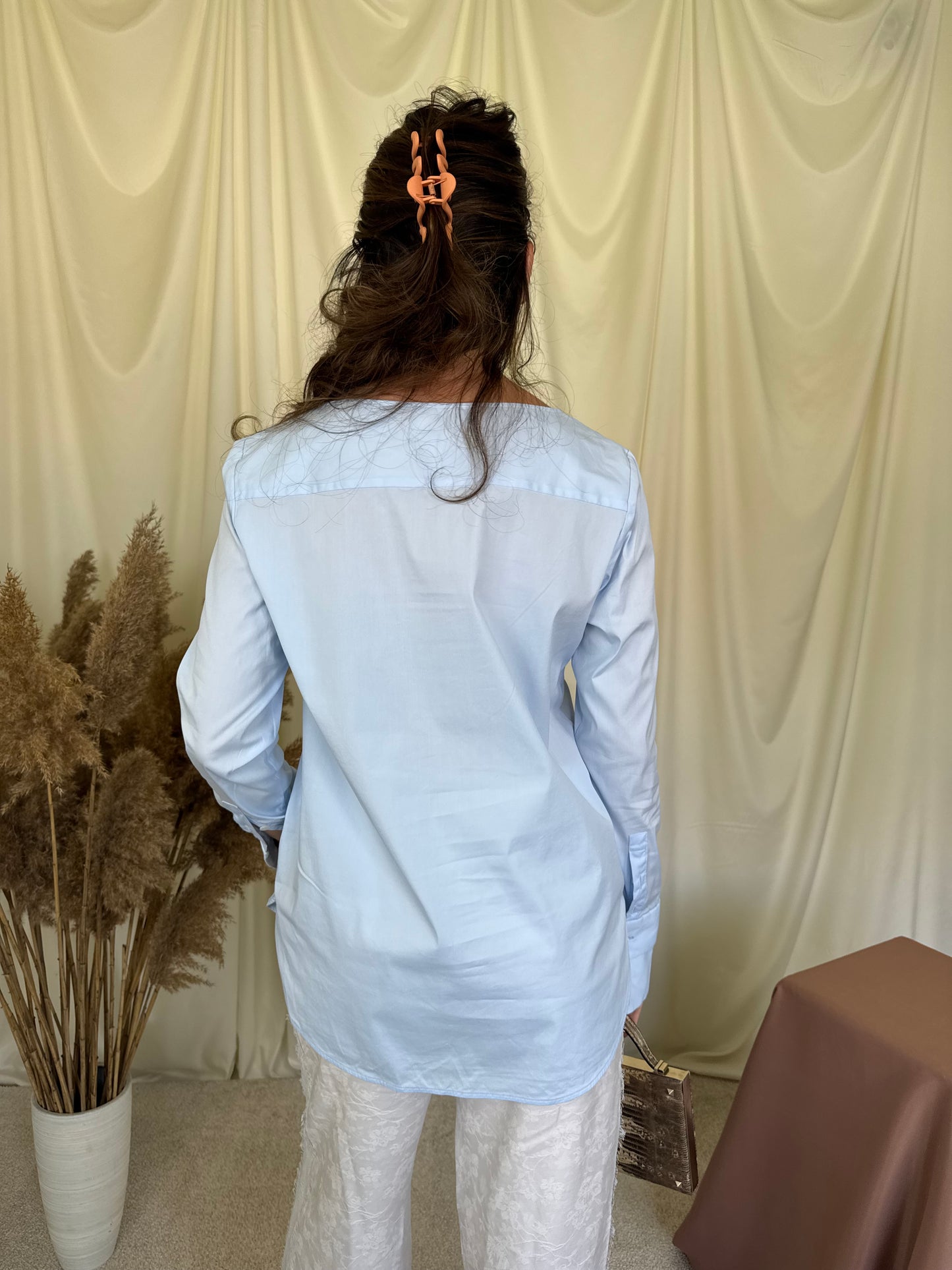Cămașă premium VAN LAACK din bumbac și manșete lungi 
(Mărimea S/M)