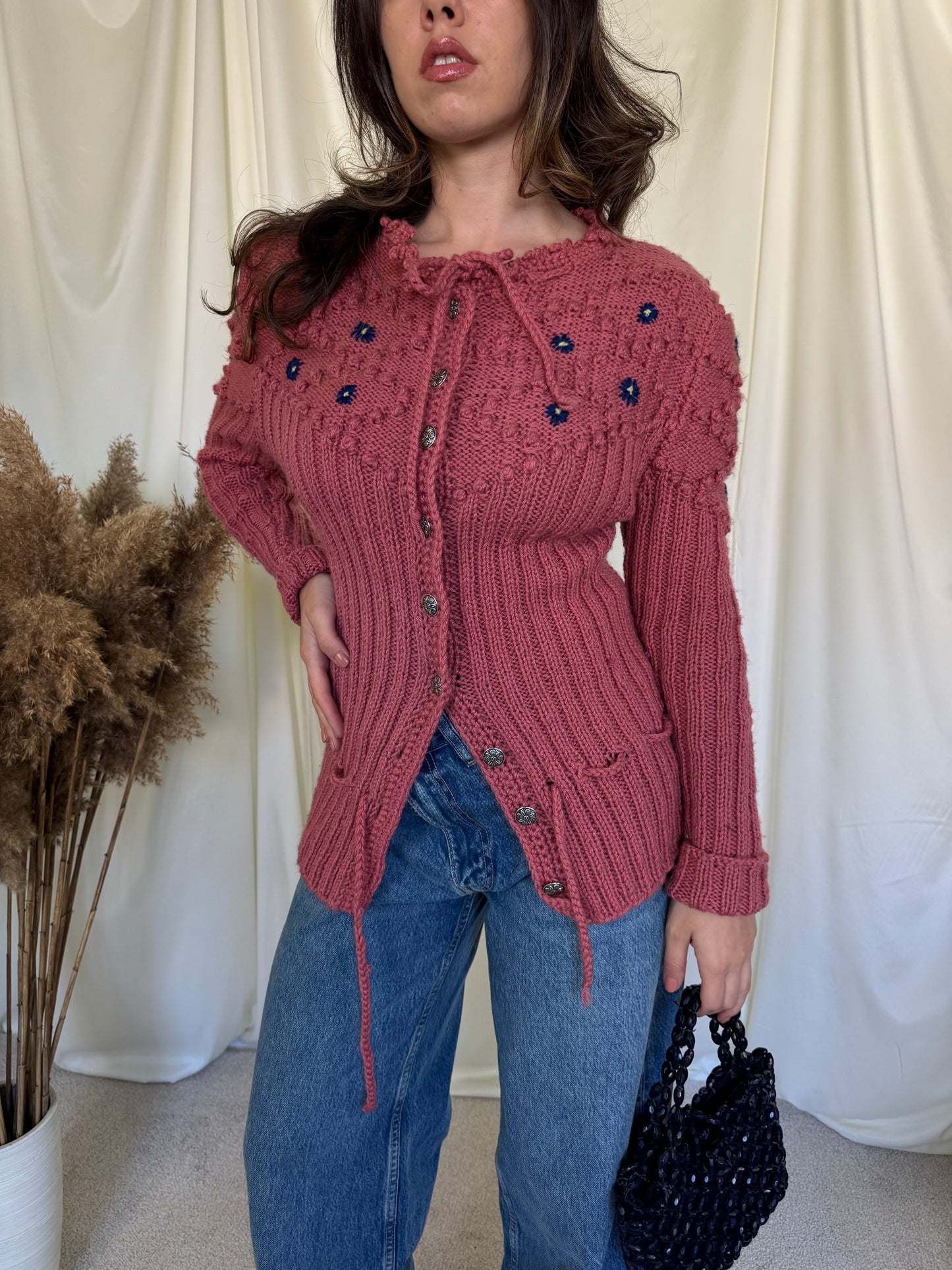 Jerse vintage handmade ( mărimea S-M)