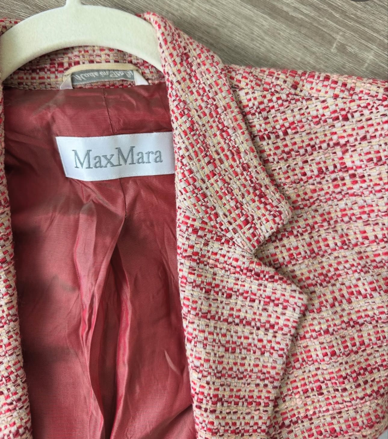 Sacou premium MAX MARA, stofă superbă tip tweed( mărimea S)