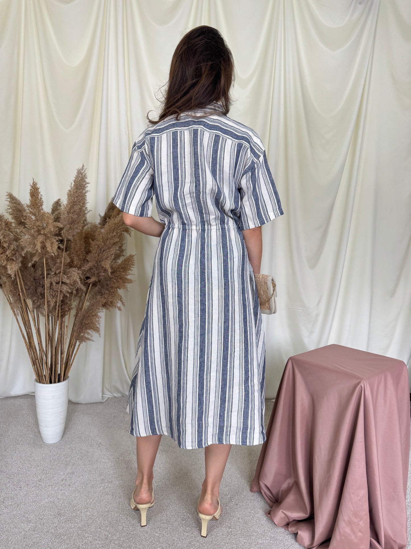 Rochie polo RALPH LAUREN din 100% in cu talie ajustabilă( mărimea S-M)