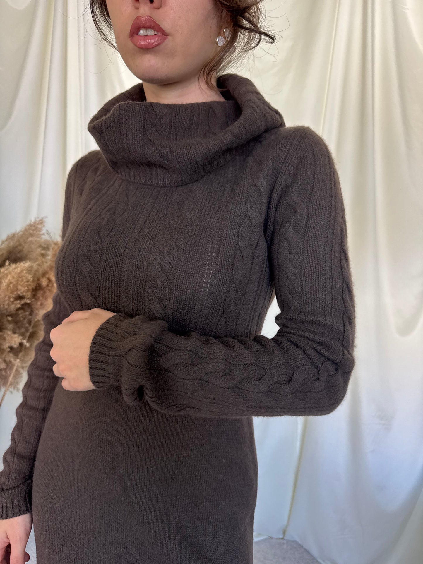 Rochie superbă din lana MERINO și caşmir, recomand pentru mărimea S( s/m micuț)