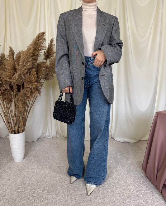 Sacou premium BURBERRY DIN LANA( mărimea L)