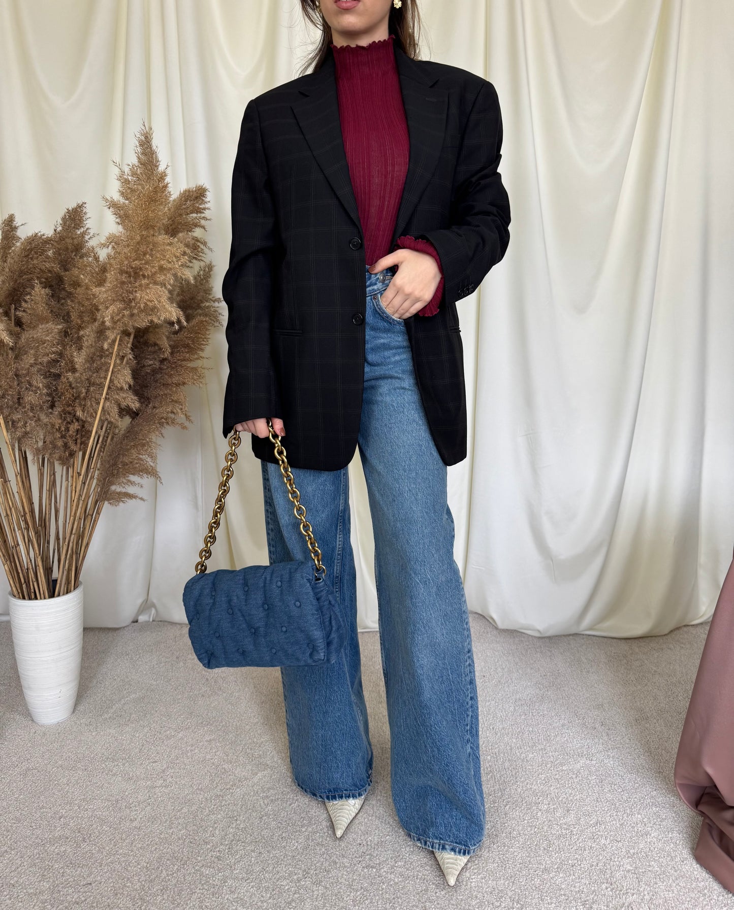 Sacou luxury de Brand Armani stofă 100% lână,mărimea M-L