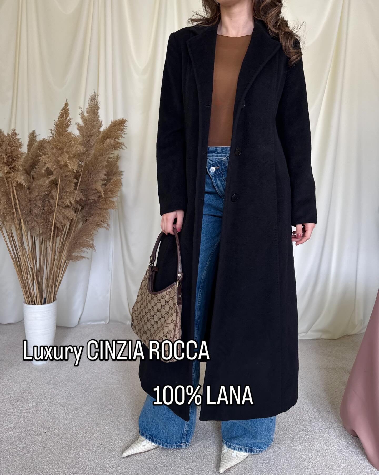 Palton luxury CINZIA ROCCA 100% lână ( M/L)