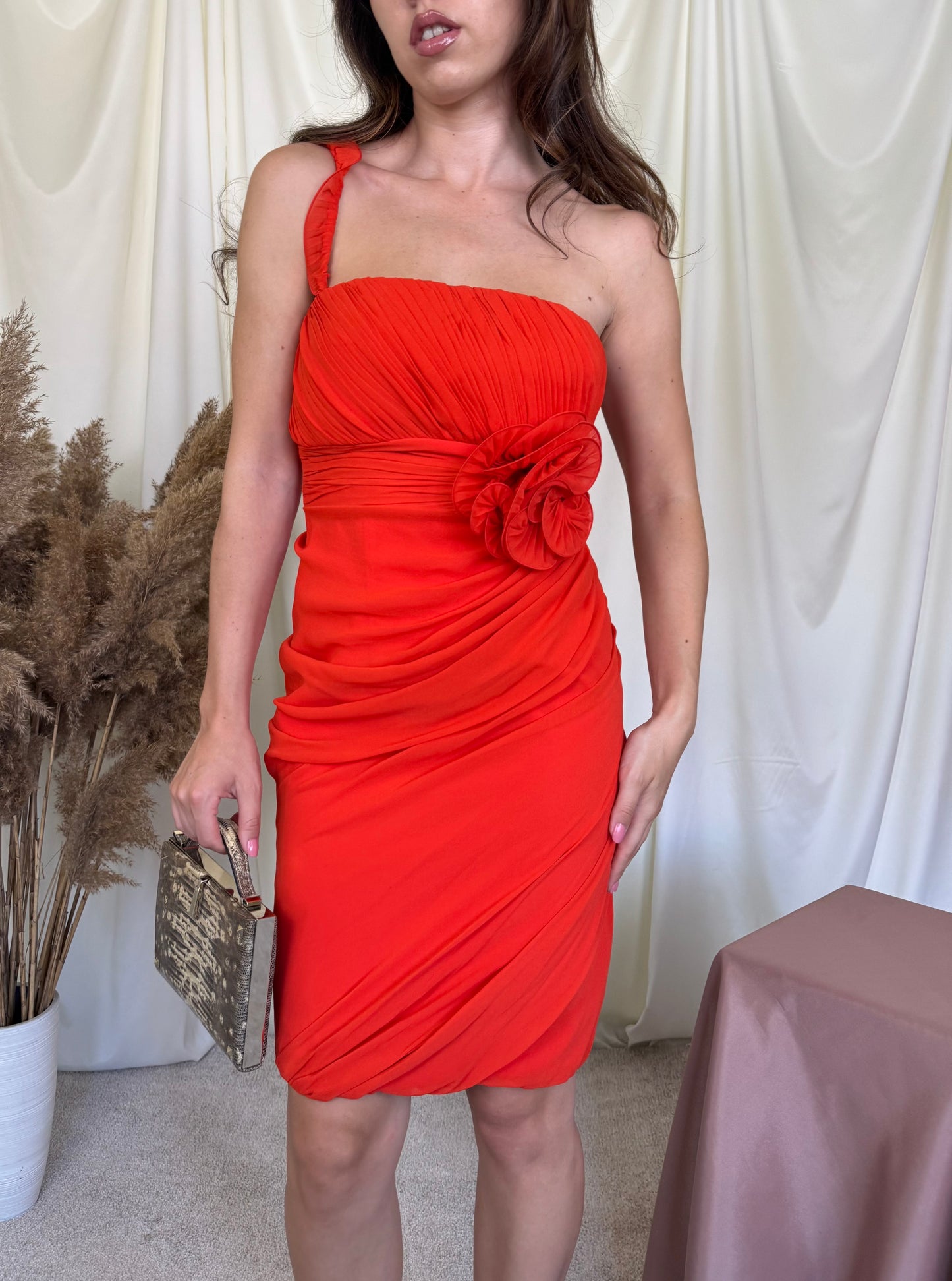 Rochie luxury Luisa Spagnoli din 100% mătase naturală, elegantă și finuță ( mărimea XS)