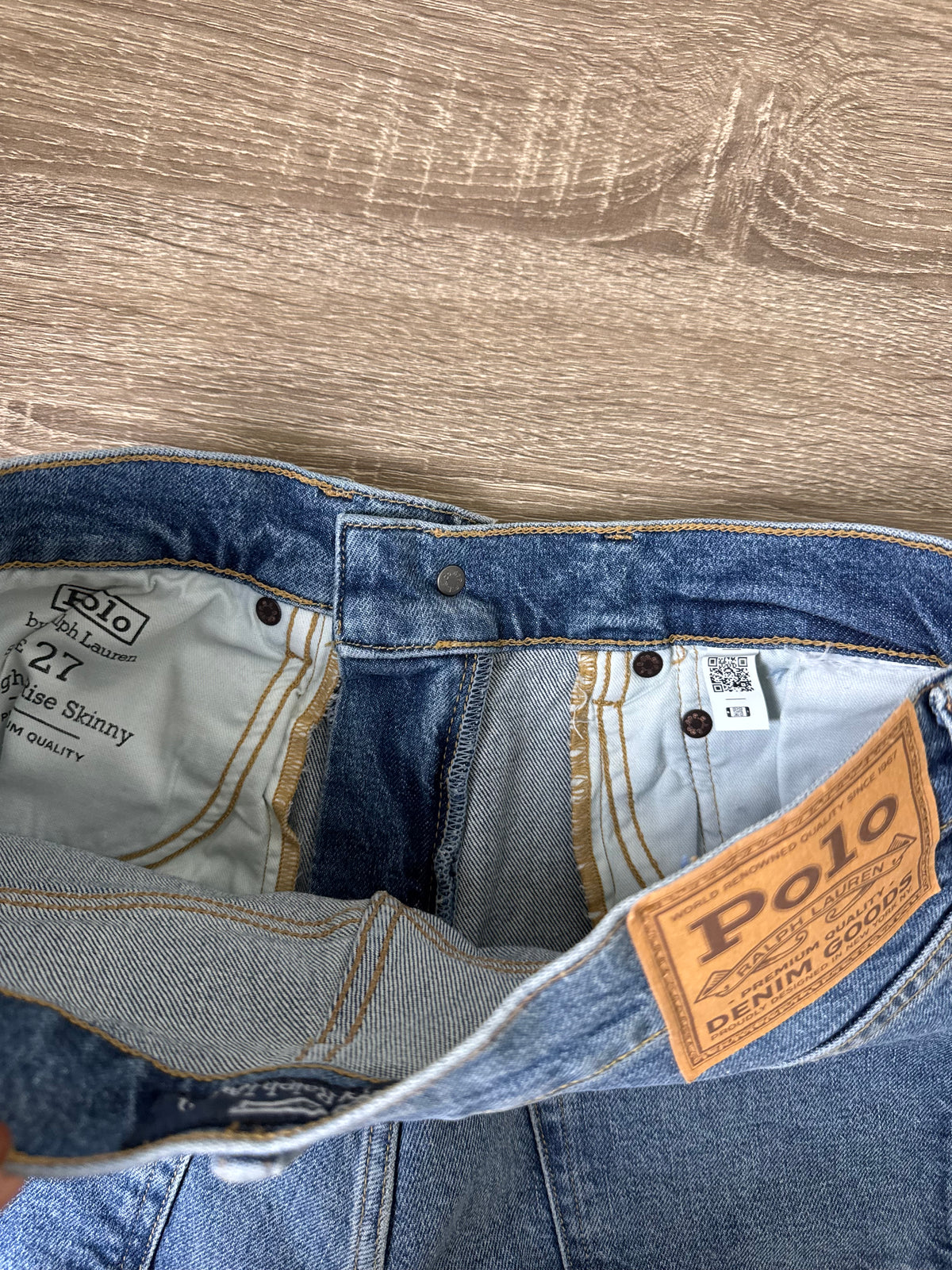 Blug premium Ralph Lauren din 100% bumbac cu talie înaltă ( mărimea 27/S)