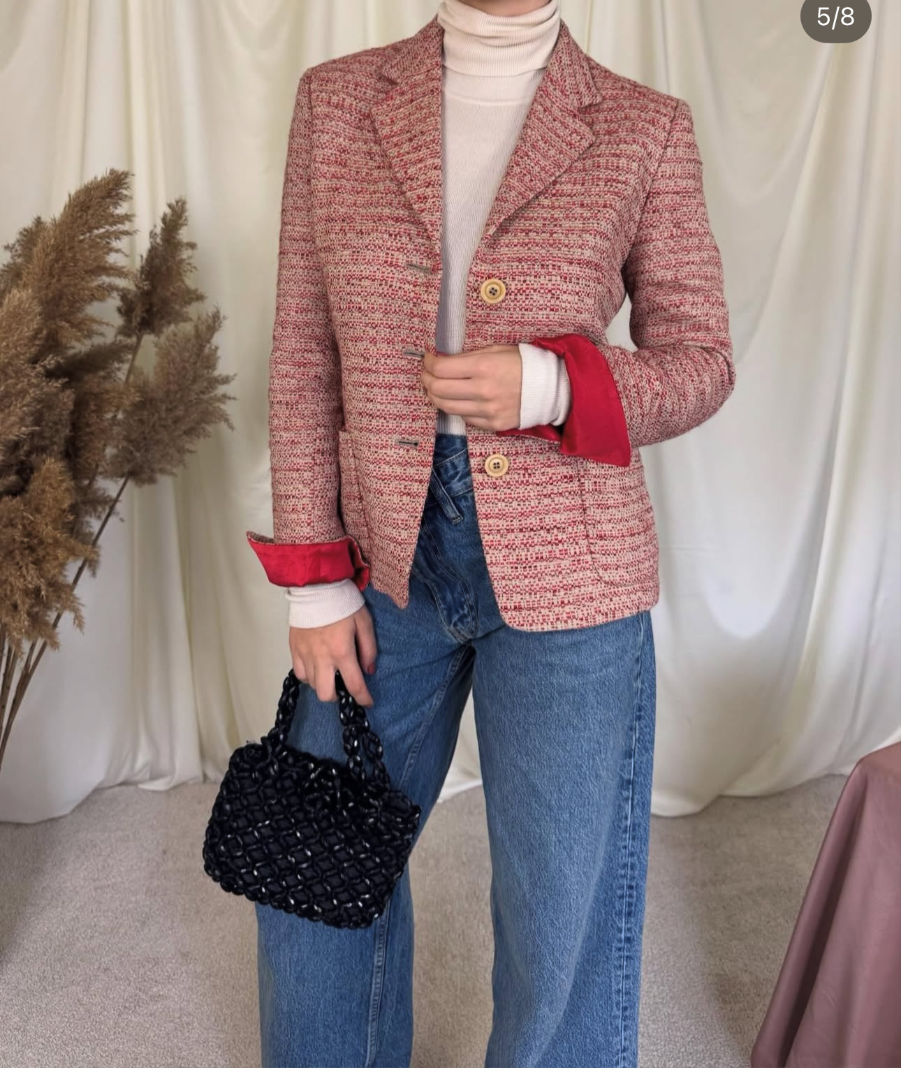 Sacou premium MAX MARA, stofă superbă tip tweed( mărimea S)