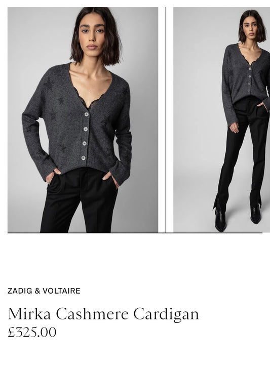 Jerse ZADIG & VOLTAIRE din cașmir și mătase (mărimea S)