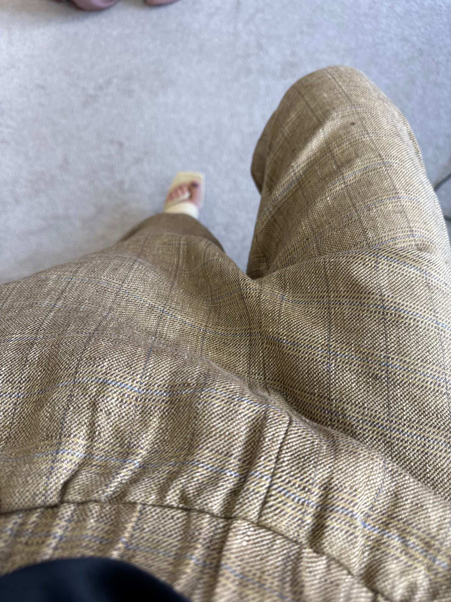 Pantalon din 100% in cu talie elastică 
(Mărimea S/M)