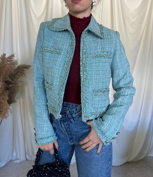 Sacou guess tweed ( mărimea xs-s)