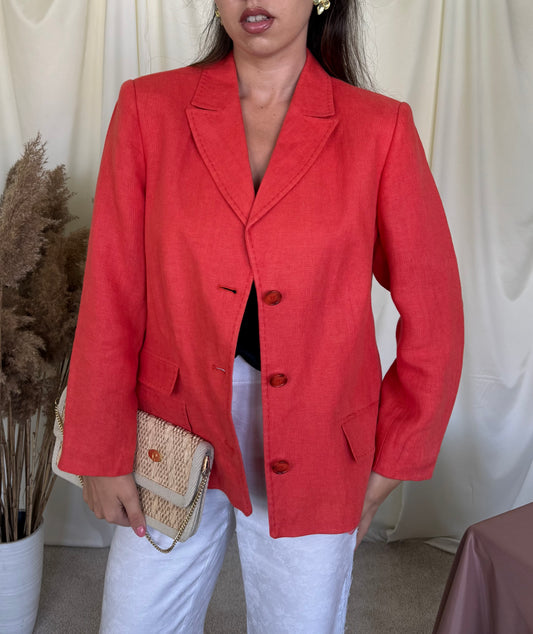 Sacou premium MADELEINE din 100% in, umeri marcați ( mărimea L/XL)
