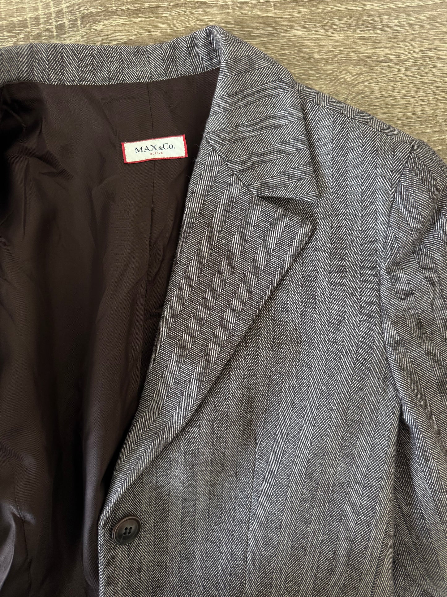 Sacou cambrat Max&Co mărimea S, lână și bumbac