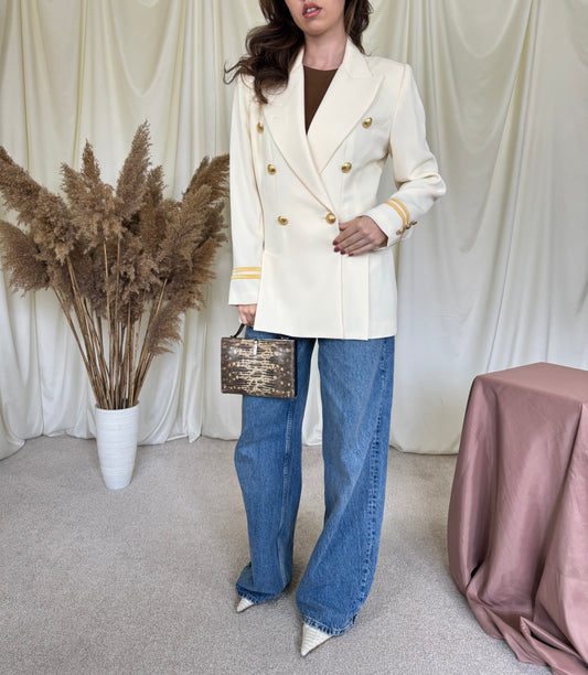 Sacou vintage cu nasturi metalicii aurii (mărimea M)