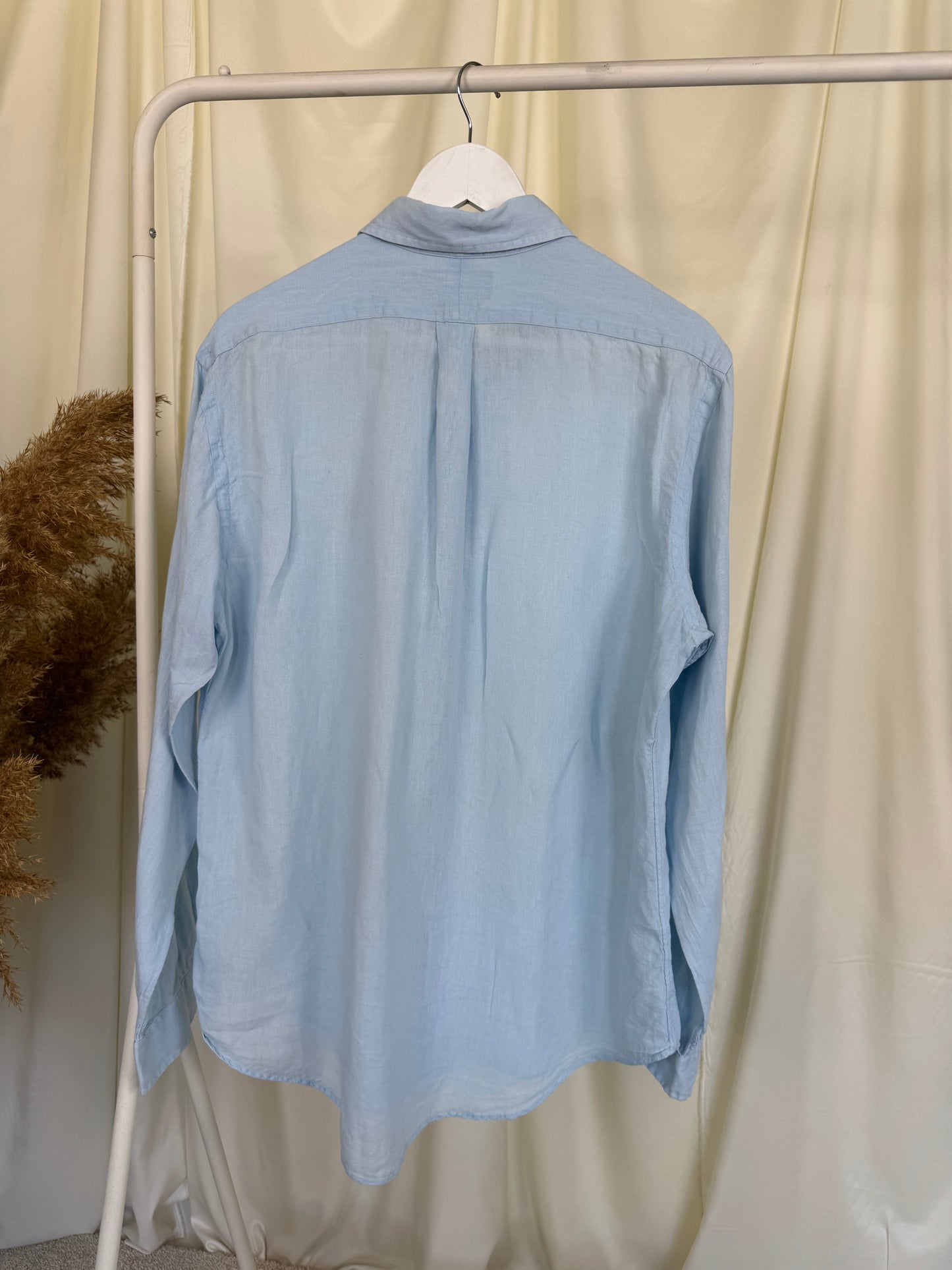 Cămașă Polo RALPH LAUREN baby blue din 100% in 
(Marimea L)