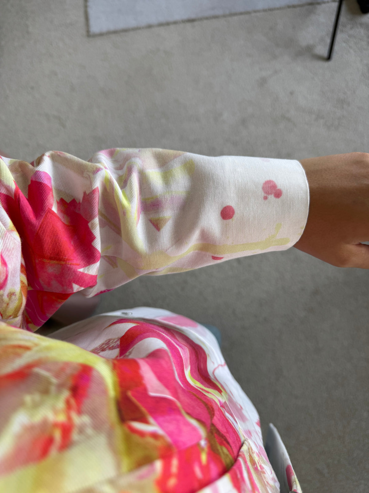 Sacou-jacheta premium Escada din 100% bumbac cu print superb ( mărimea M/L)