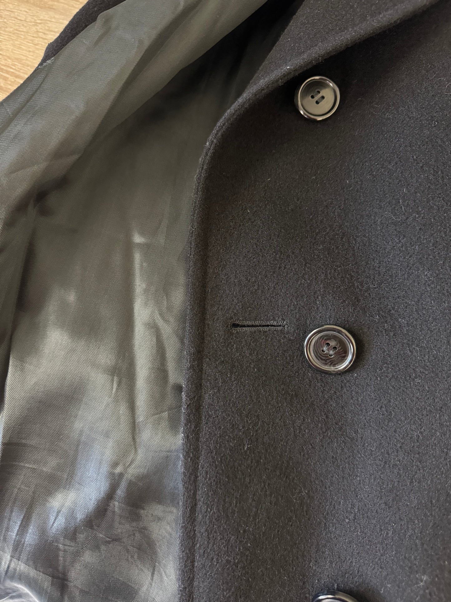 Palton vintage superb din 100% lana, fit oversized ( mărimea L)