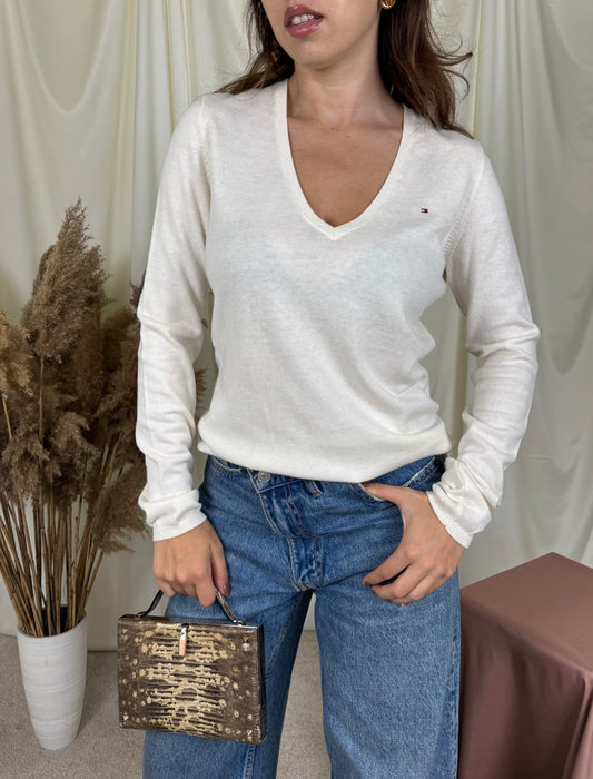 Bluză Tommy Hilfiger din lana fina ( mărimea M-M/L)