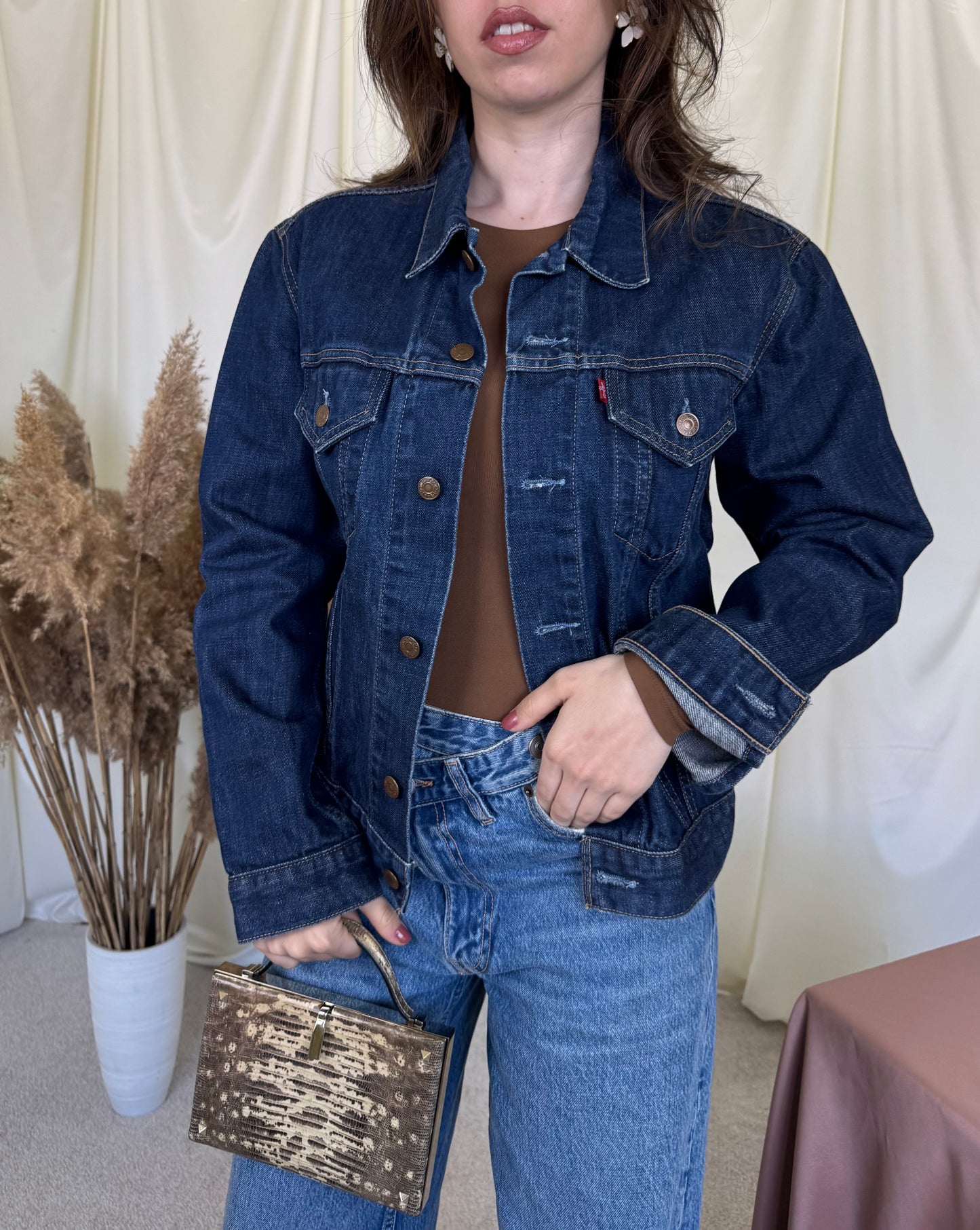 Jacheta Levi’s din denim 100% bumbac 
(Mărimea S)