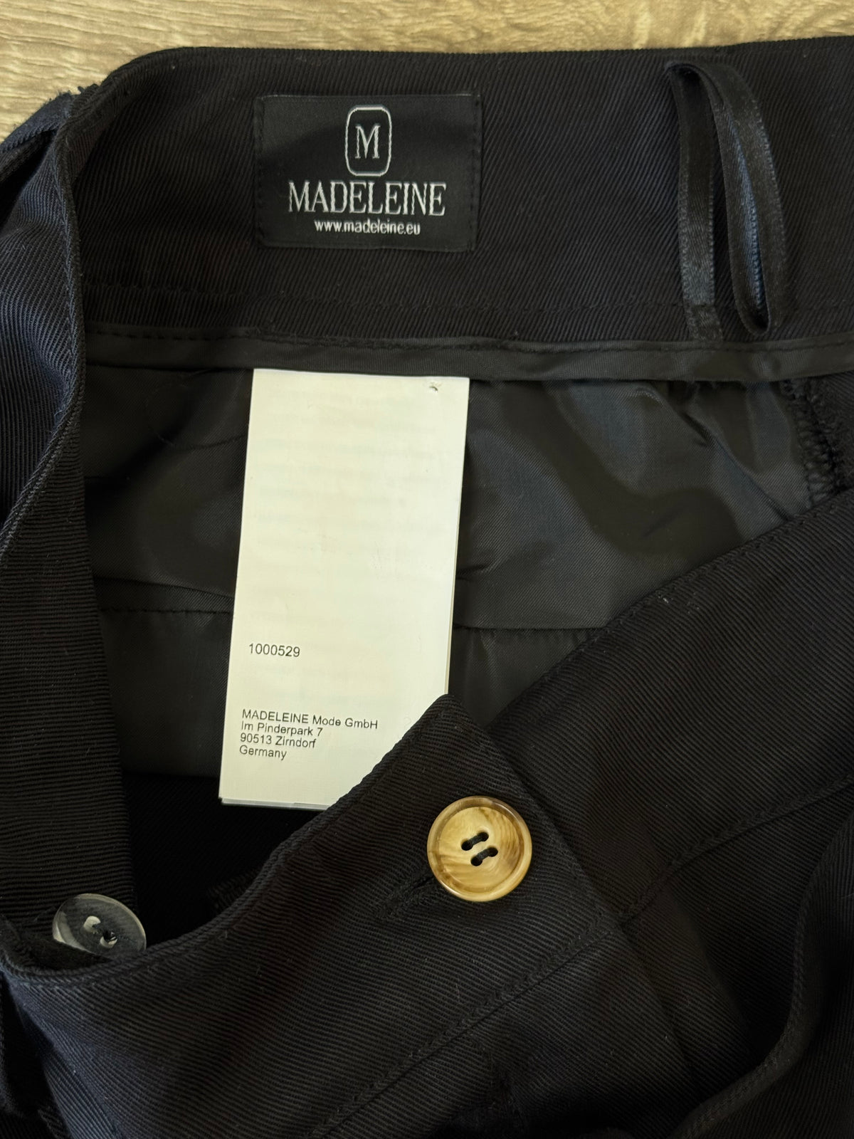 Pantalon Madeleine cu talie ajustabilă cu cordon, 100% lyocel ( mărimea M)