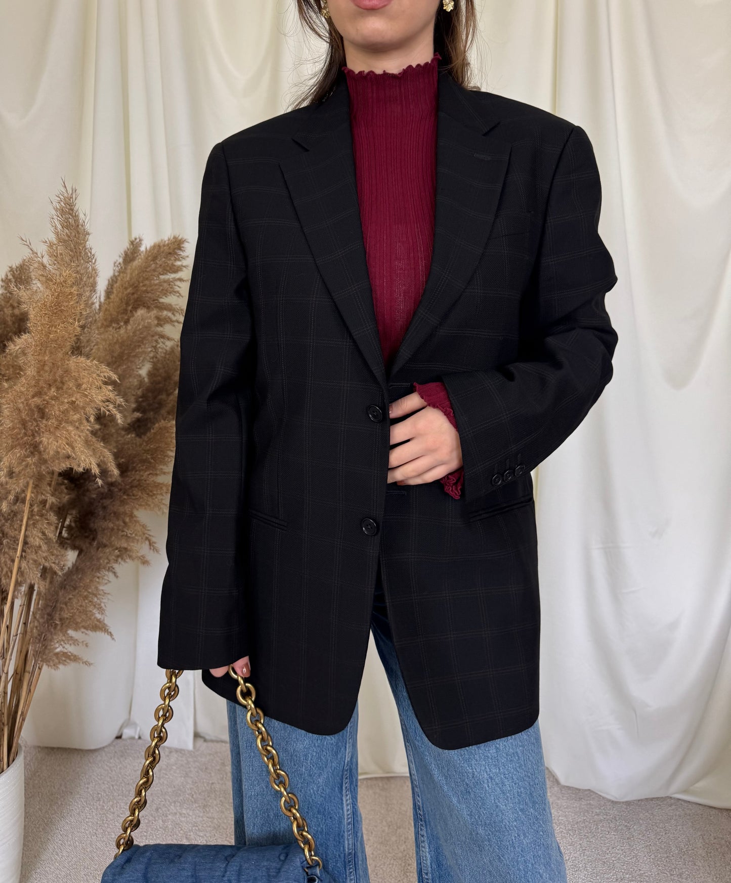 Sacou luxury de Brand Armani stofă 100% lână,mărimea M-L