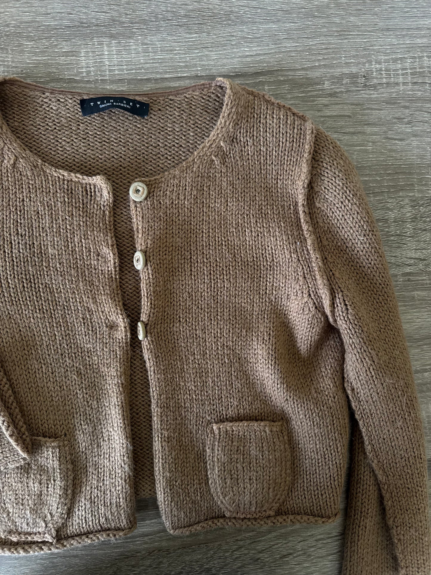 Jerse TwinSet din 50% lână și alpaca (mărimea S)