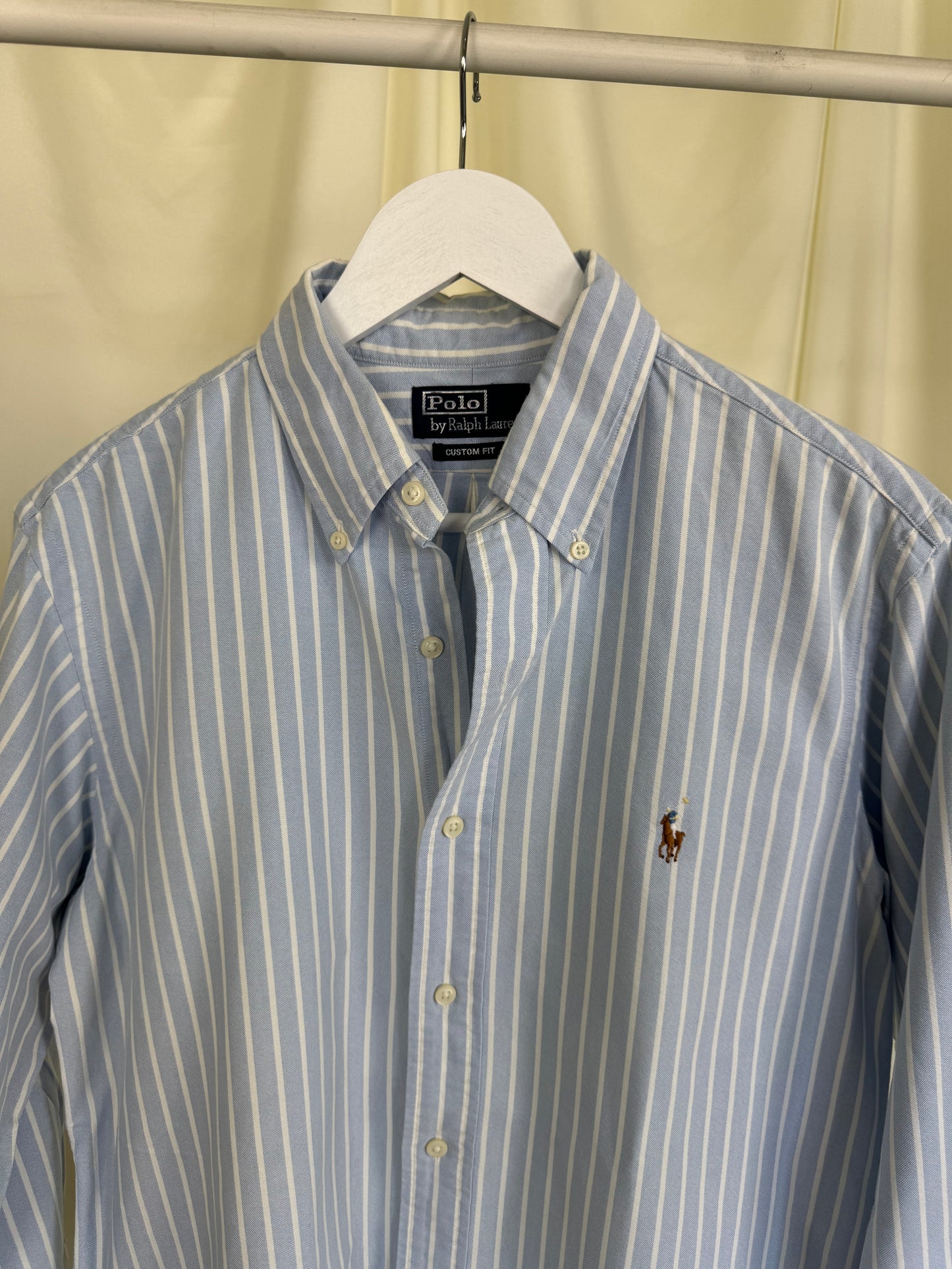 Cămașă POLO RALPH LAUREN din 100% bumbac, print cu dungi 
(Mărimea M)