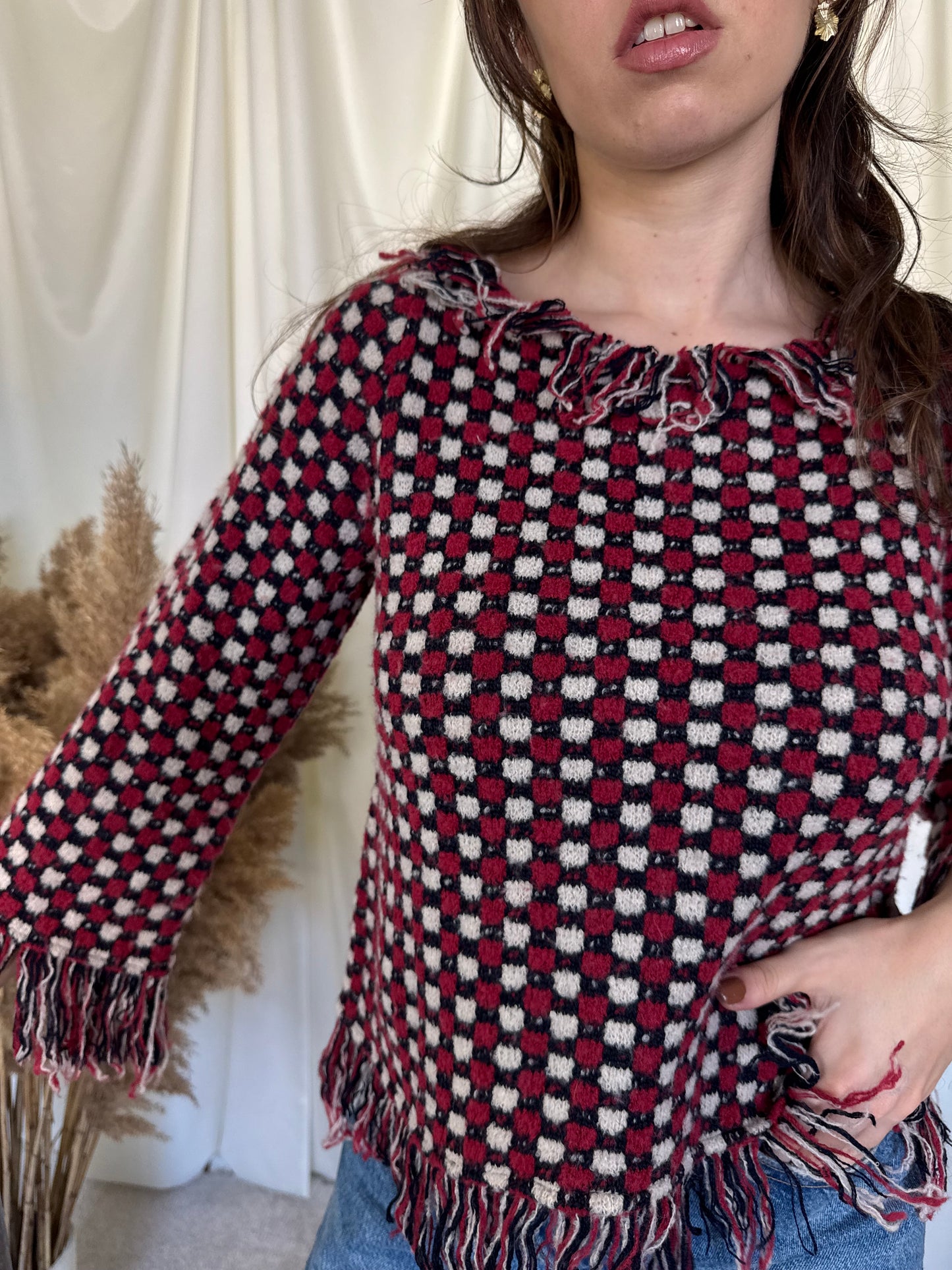 Pulover din 80% merino( mărimea S)