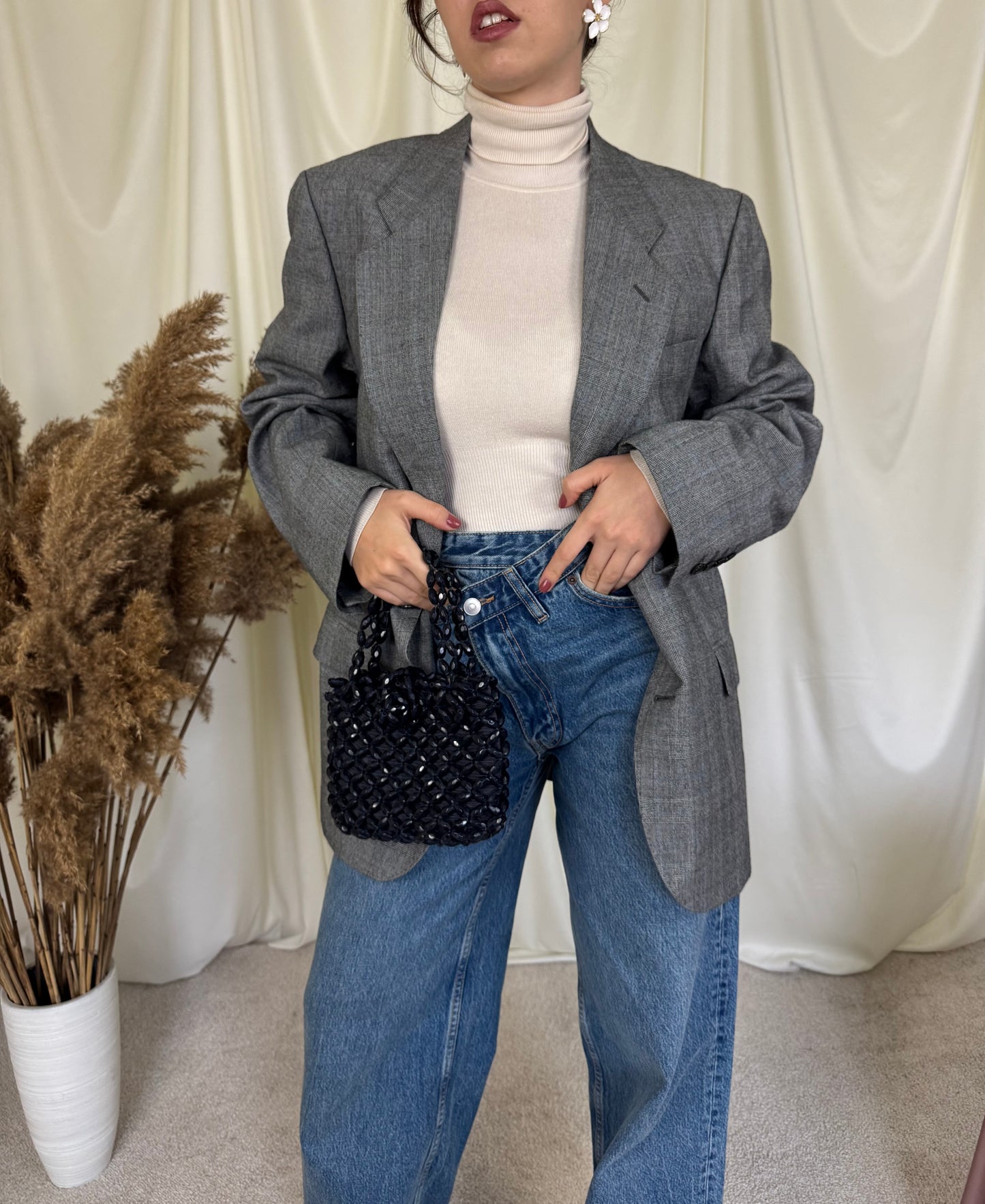 Sacou premium BURBERRY DIN LANA( mărimea L)