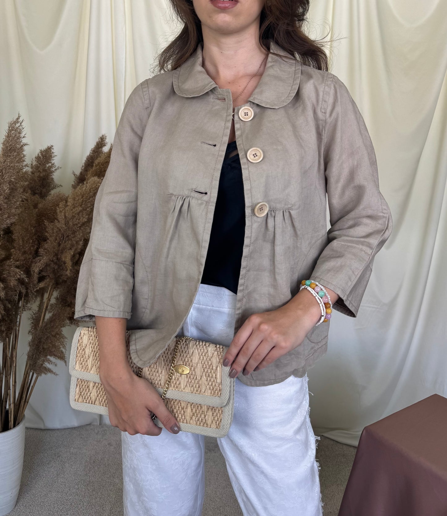 Sacou premium SEVENTY din 100% in, croi feminin ( mărimea S/M)