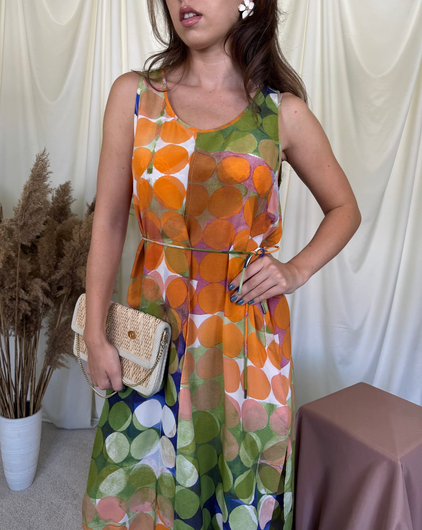 Rochie premium TIGER of Sweden din 100% mătase naturală ( mărimea S-M)