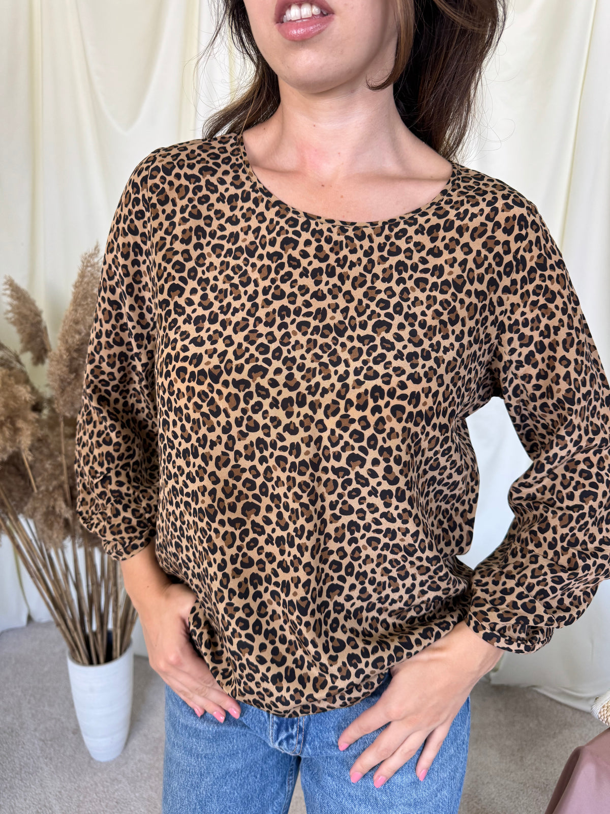 Cămașă premium  Marc Cain din 100% mătase cu animal print (  mărimea S/M)