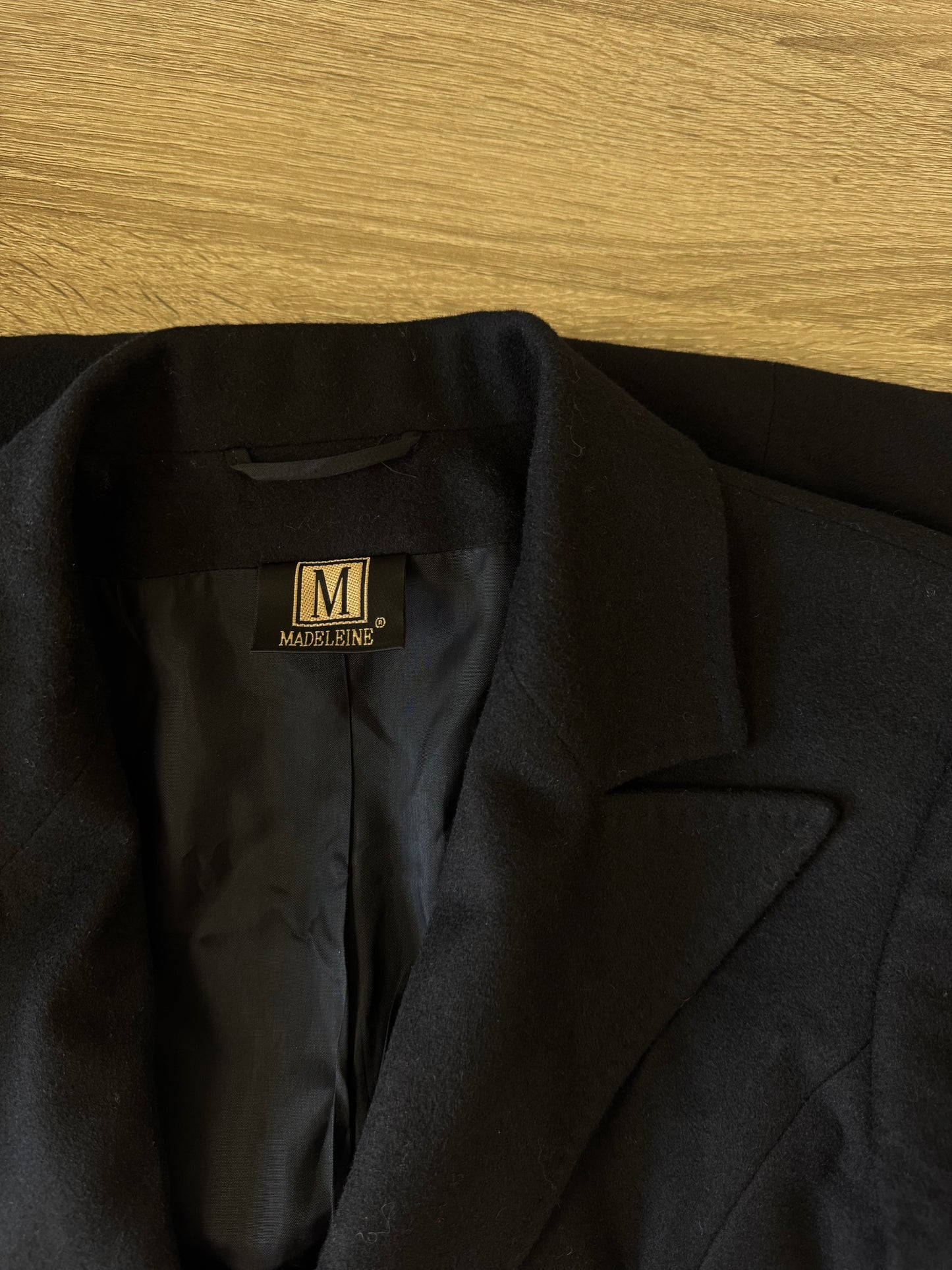 Palton de brand din stofă superbă lână și angora( mărimea S)